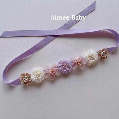Avezano Ballet Floral Newborn Headband Photography Prop