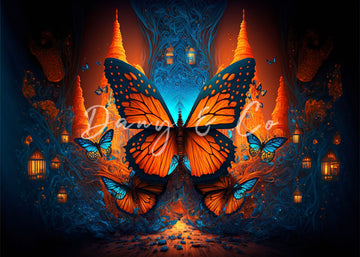 Avezano Art Butterfly Photography Backdrop Designed By Danyelle Pinnington-AVEZANO