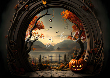 Avezano Halloween Theme Kids Photography Backdrop Designed By Danyelle Pinnington-AVEZANO
