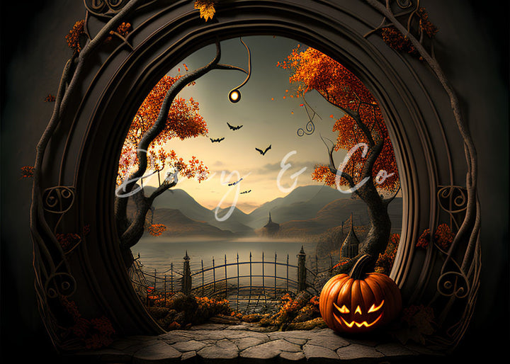 Avezano Halloween Theme Kids Photography Backdrop Designed By Danyelle Pinnington-AVEZANO