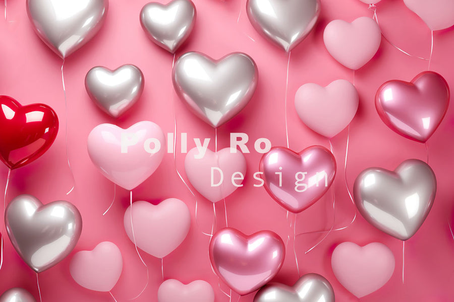 Avezano Love Balloon Cake Smash Photography Backdrop Designed By Polly Ro Design