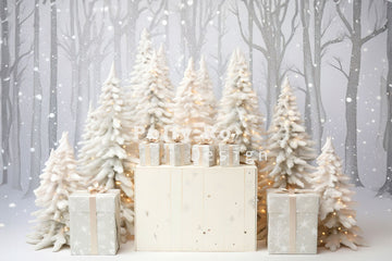 Avezano Winter Christmas Presents Photography Backdrop Designed By Polly Ro Design