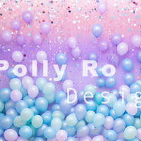 Avezano Balloon Party Birthday 2 pcs Set Backdrop Designed By Polly Ro Design