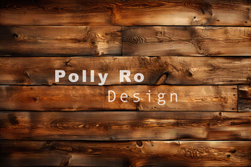 Avezano Vintage Brown Wood Photography Backdrop Designed By Polly Ro Design