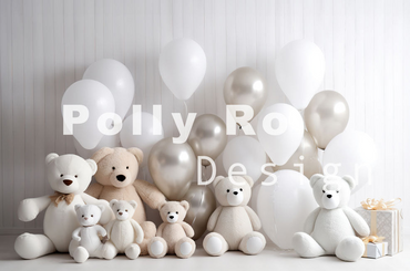 Ensemble de 2 ballons et jouets en forme d'ours Avezano, conçu par Polly Ro Design