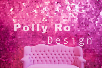 Avezano Pink Shimmer Wall Photography Backdrop Designed By Polly Ro Design