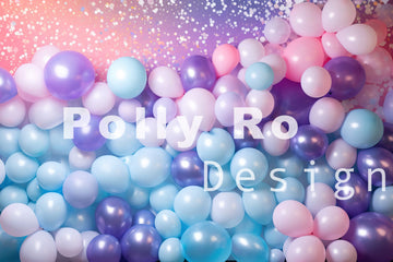 Avezano Balloon Party Photography Backdrop Designed By Polly Ro Design