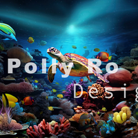 Avezano Underwater World 2 pcs Set Backdrop Designed By Polly Ro Design
