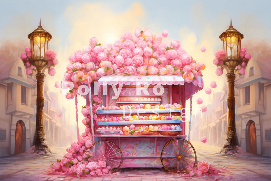 Avezano Valentine's Day Roses Car 2pcs Set Backdrop Designed By Polly Ro Design