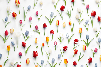 Avezano Spring Tulip Photography Backdrop Designed By Polly Ro Design