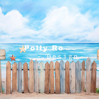 Avezano Summer Beach 2pcs Set Backdrop Designed By Polly Ro Design