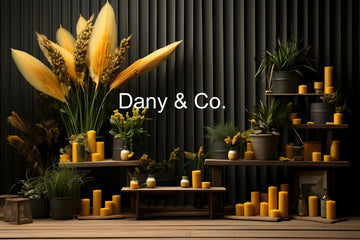 Avezano Explosive Yellow Candle Boho Style Photography Backdrop Designed By Danyelle Pinnington