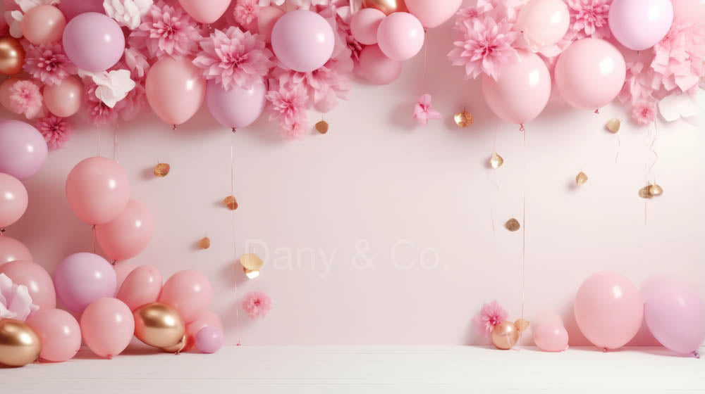 Avezano Pink Balloon Party Backdrop Designed By Danyelle Pinnington