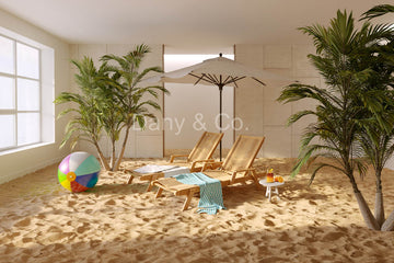 Avezano Bringing Beach Home Backdrop Designed By Danyelle Pinnington