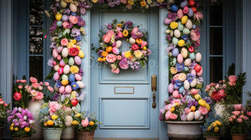 Avezano Easter Wreath Door Decoration Photography Backdrop Designed By Danyelle Pinnington