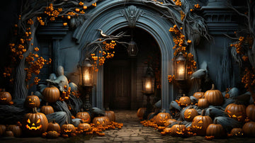 Avezano Halloween Decoration Pumpkin Photography Backdrop Designed By Danyelle Pinnington