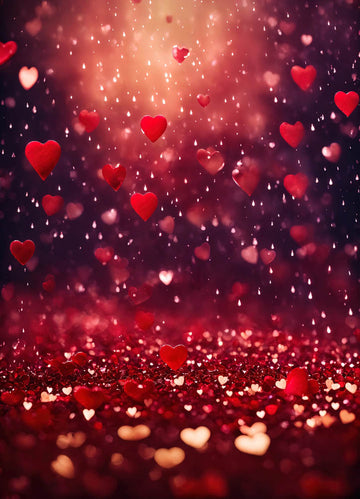 Avezano Valentine's Day Bokeh Rose Leaf Photography Backdrop Designed By Danyelle Pinnington