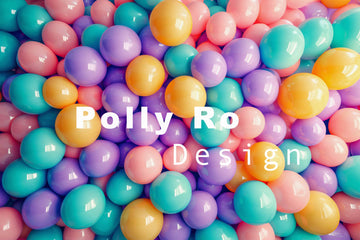 Avezano Colorful Balloon Birthday Party Photography Backdrop Designed By Polly Ro Design