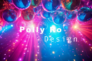 Avezano Balloon Lights and Sparkle Stage Photography Backdrop Designed By Polly Ro Design
