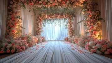 Avezano Flower Arch Wedding Party Backdrop Designed By Danyelle Pinnington
