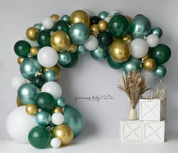 Avezano Balloon Party Children's Birthday Photography Backdrop Designed By Angela Forker
