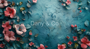 Avezano Abstract Art Flower Painting Backdrop Designed By Danyelle Pinnington