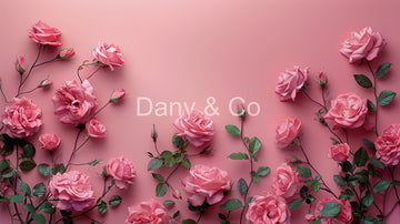 Avezano Pink Rose Backdrop Designed By Danyelle Pinnington