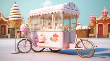 Avezano Ice Cream Truck Backdrop Designed By Danyelle Pinnington