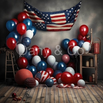 Avezano Independence Day Balloon Party Room Backdrop Designed By Danyelle Pinnington