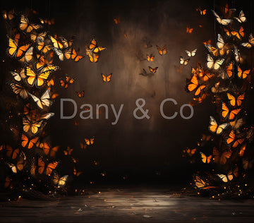 Avezano Abstract and Butterfly Digital Backdrop Designed By Elegant Dreams