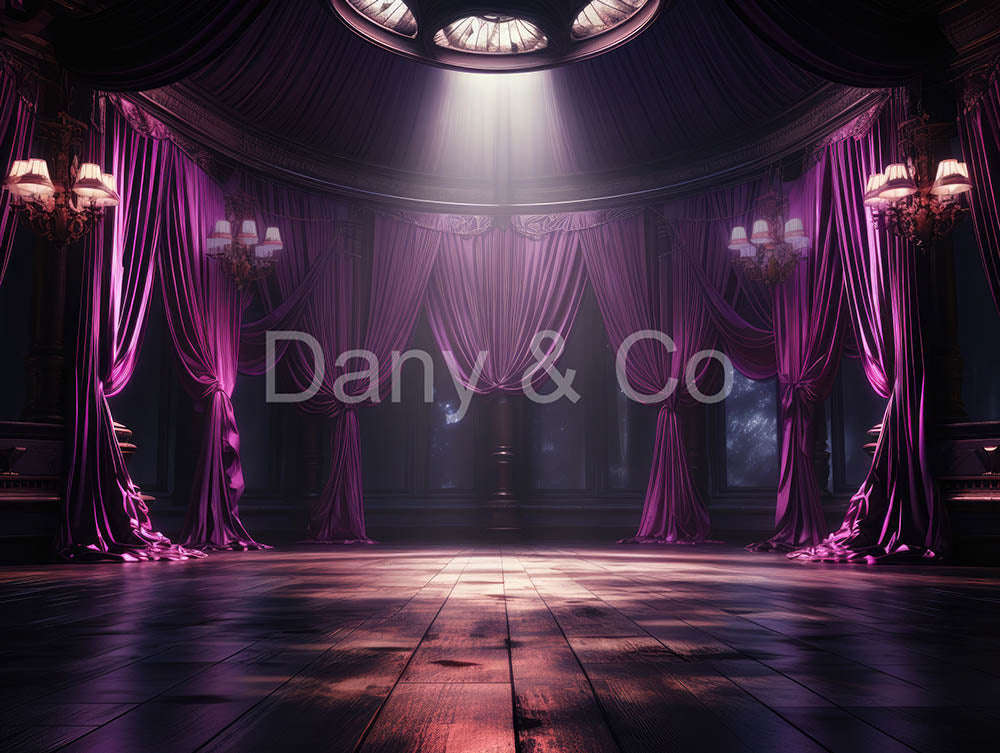 Avezano Purple Window ScreenRoom Backdrop Designed By Danyelle Pinnington