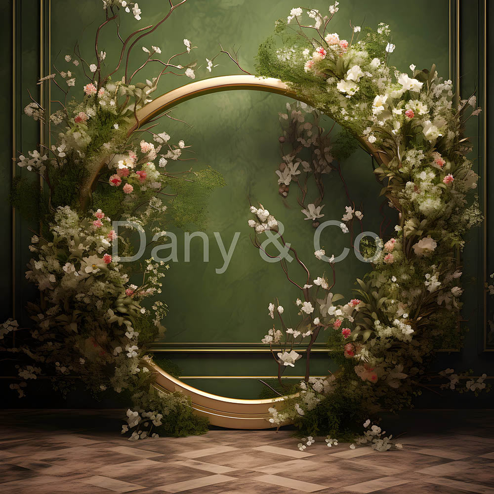 Avezano Spring Art Flower Garland Backdrop Designed By Danyelle Pinnington
