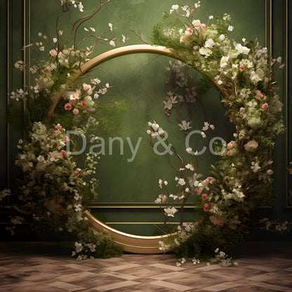Avezano Spring Art Flower Garland Backdrop Designed By Danyelle Pinnington