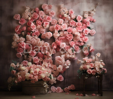 Avezano Valentine's Day full of Roses Backdrop Designed By Danyelle Pinnington
