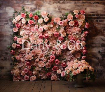 Avezano Valentine's Day Rose Wall Backdrop Designed By Danyelle Pinnington