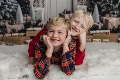 Avezano Christmas Tree and Screen Photography Backdrop Designed By Polly Ro Design