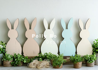 Avezano Easter Bunny Model Photography Backdrop Designed By Polly Ro Design