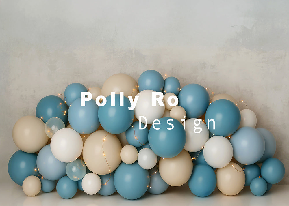 Toile de fond pour photographie de pailles et d'œufs de Pâques d'Avezano conçue par Polly Ro Design