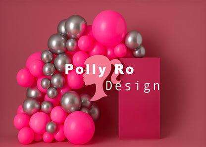 Toile de fond pour photographie de pailles et d'œufs de Pâques d'Avezano conçue par Polly Ro Design