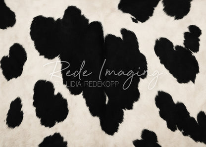 Avezano Cow Pattern Carpet Floor Photography Backdrop Designed By Lidia Redekopp