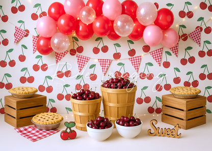 Avezano Cherry Celebration Photography Backdrop Designed By Lidia Redekopp