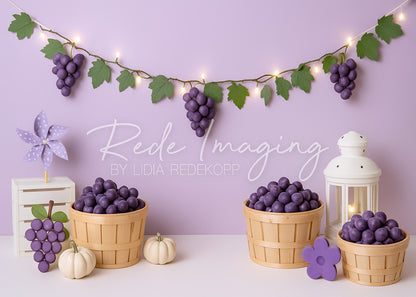 Toile de fond pour photographie de pailles et d'œufs de Pâques d'Avezano conçue par Polly Ro Design