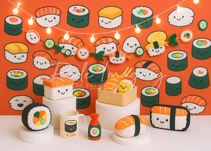 Toile de fond pour photographie de pailles et d'œufs de Pâques d'Avezano conçue par Polly Ro Design