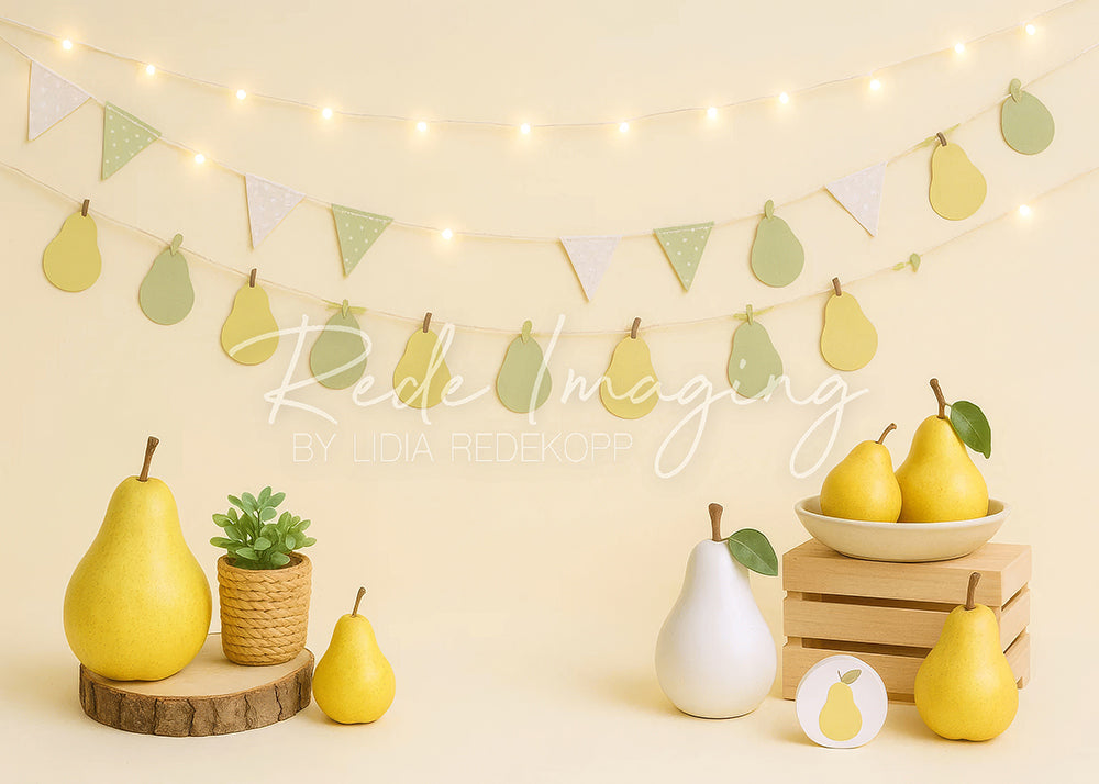 Avezano Pear Garland Decor Photography Backdrop Designed By Lidia Redekopp