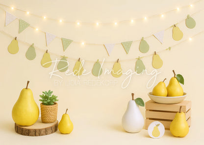 Avezano Pear Garland Decor Photography Backdrop Designed By Lidia Redekopp