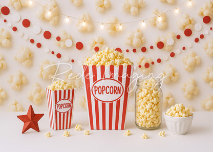 Avezano Popcorn Cakesmash Party Photography Backdrop Designed By Lidia Redekopp
