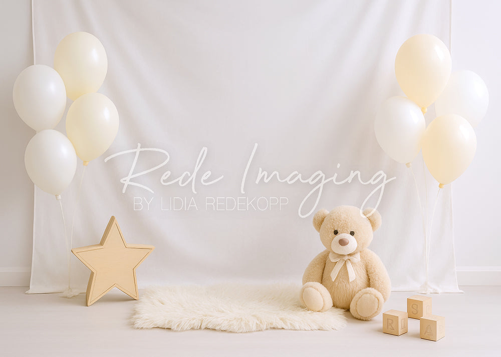 Toile de fond pour photographie de pailles et d'œufs de Pâques d'Avezano conçue par Polly Ro Design