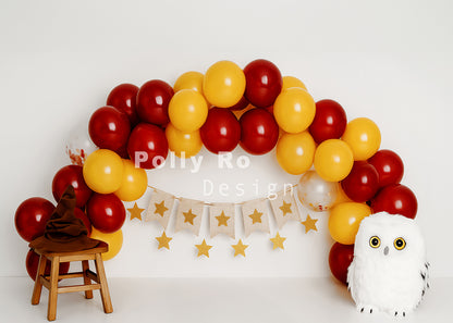 Toile de fond pour photographie de pailles et d'œufs de Pâques d'Avezano conçue par Polly Ro Design