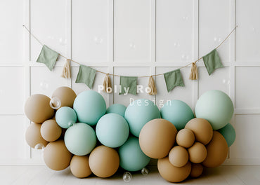Toile de fond pour photographie de pailles et d'œufs de Pâques d'Avezano conçue par Polly Ro Design