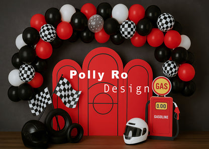 Toile de fond pour photographie de pailles et d'œufs de Pâques d'Avezano conçue par Polly Ro Design